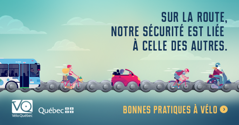 Campagne « Pour un partage sécuritaire de la rue » de Vélo Québec